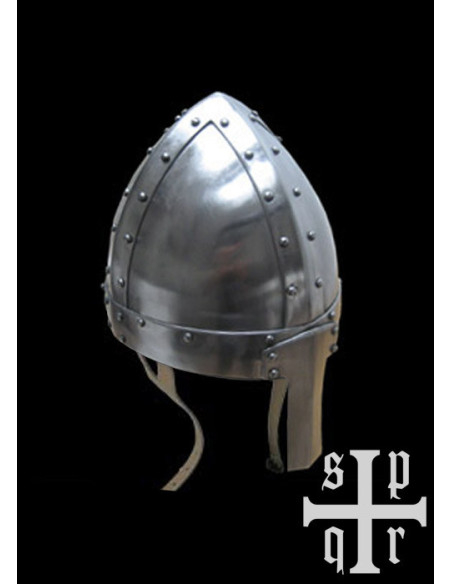 Capacete medieval tipo Spangenhelm...