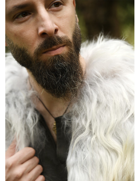 Capa de pele natural, modelo...