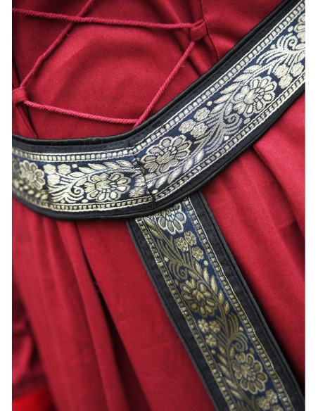 Cinturão medieval decorado em Y, cor...