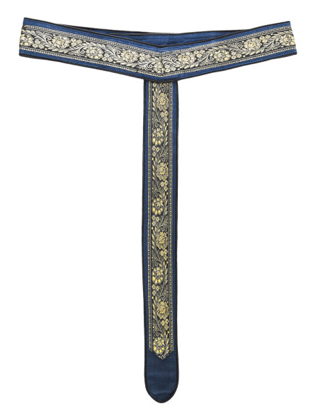 Cinturão medieval decorado em Y, cor...