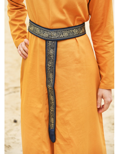 Cinturão medieval decorado em Y, cor...