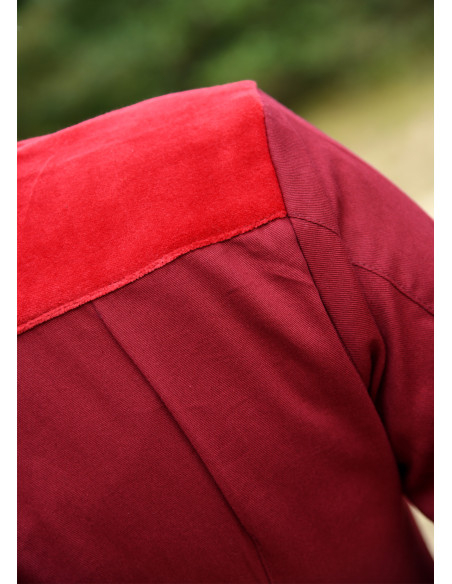 Vestido medieval longo modelo Meira,...