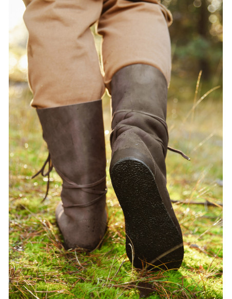 Botas vikings Oseberg com cadarços,...