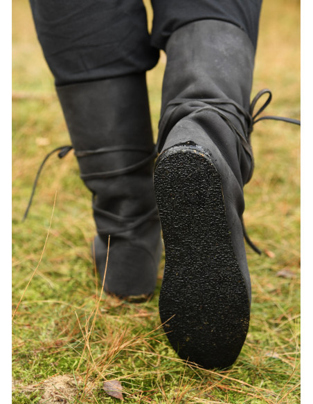 Botas vikings Oseberg com cadarços,...