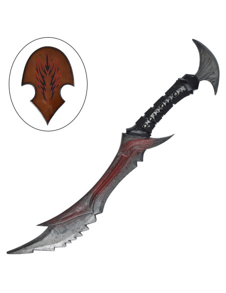 Adaga decorativa Guerreiro Daédrico...