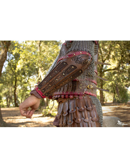 Braçadeiras Vikingas Varangian, marrons