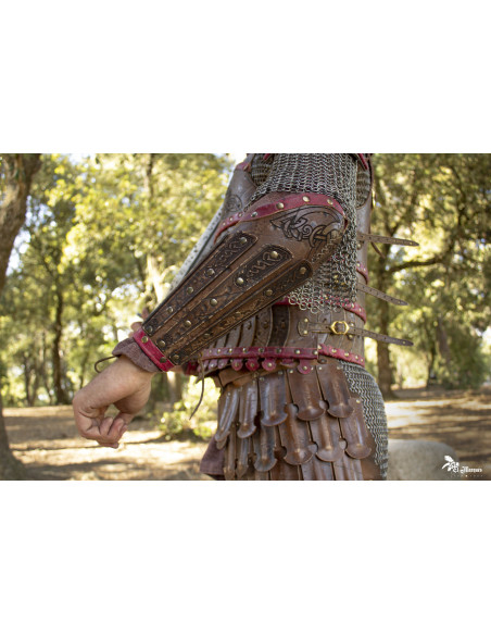 Braçadeiras Vikingas Varangian, marrons