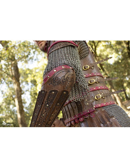 Braçadeiras Vikingas Varangian, marrons