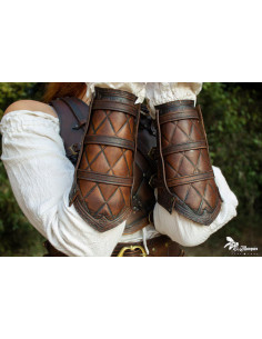 Brazaletes medievais, séculos XVII e XVIII - Marrons