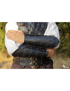 Braçadeiras medievais, séculos XVII e XVIII - Pretas