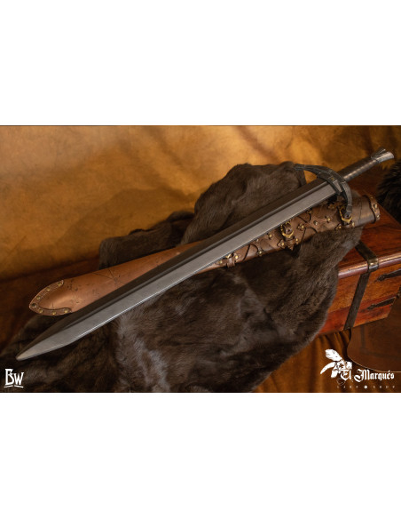 Espada Medieval Longa de soldado para...