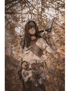 Peitoral guerreiro vikingo Berserker - Marrom 2