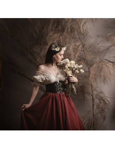 Cinturão Corset feminino Shire em preto