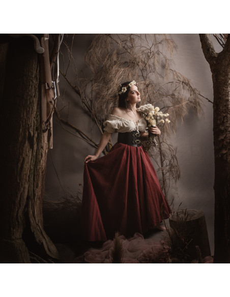 Cinturão Corset feminino Shire em preto