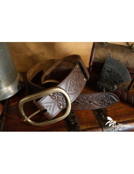 Cinturão Nobre Renascimento em couro...