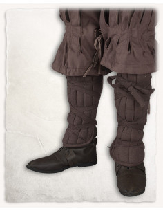 Grebas acolchoadas modelo Farald, cor marrom 2