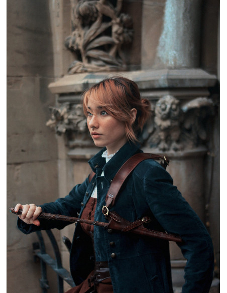 Colete Porta Varinhas Mágicas em Couro