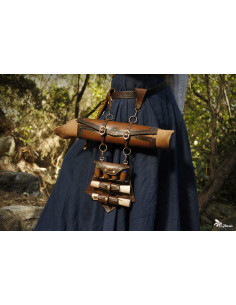 Bolsa 4 poções para alquimista medieval com... 2