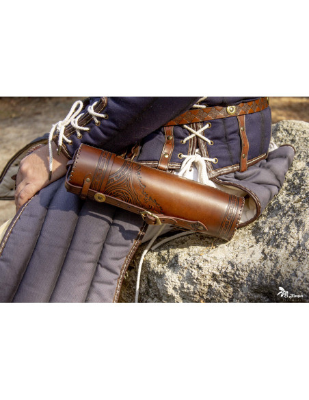 Porta-rolos medieval para feiras...