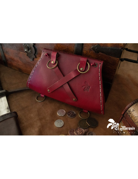 Bolsa Imperial Deluxe em couro repuxado