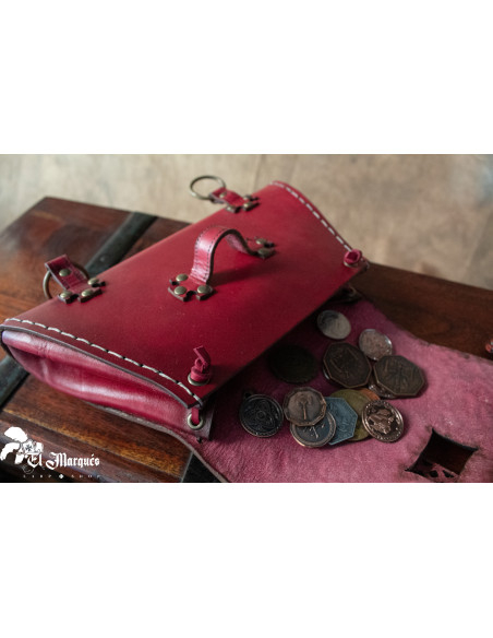 Bolsa Imperial Deluxe em couro repuxado