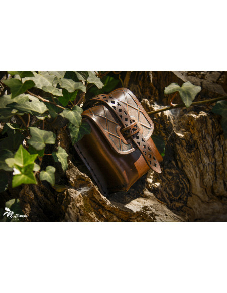 Bolsa Tabaco para cinto em couro...