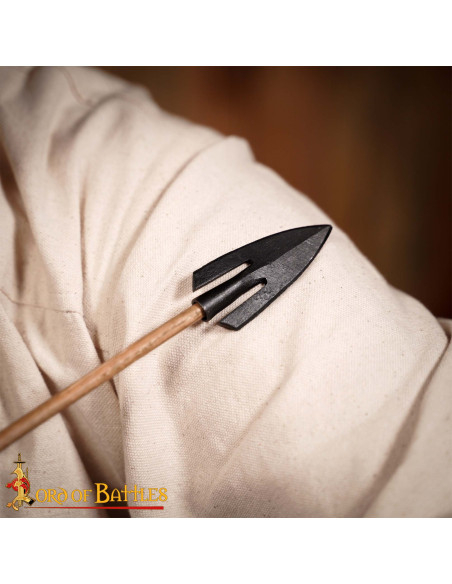 Ponta de flecha Medieval, cauda de...