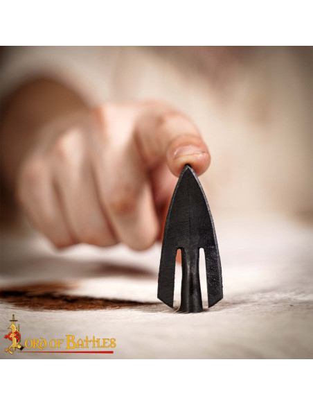 Ponta de flecha Medieval, cauda de...