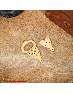 Fivela de cinto vikinga com nós celtas 2