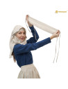 Bandana medieval dama em cru