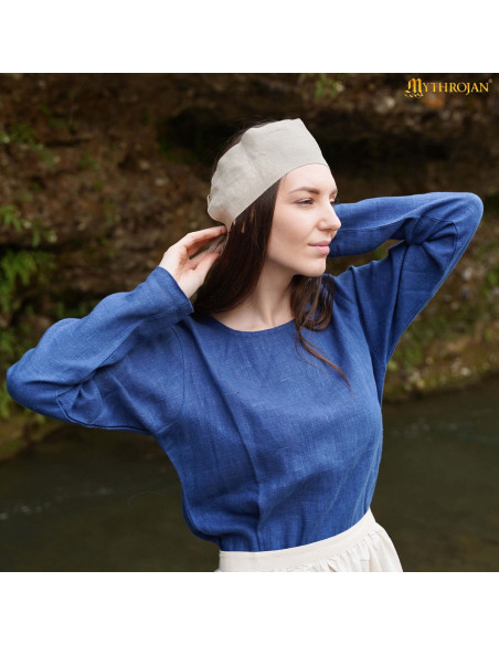 Bandana medieval dama em cru