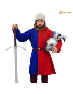 Crespina acolchoada para capacetes medievais - Bege 2