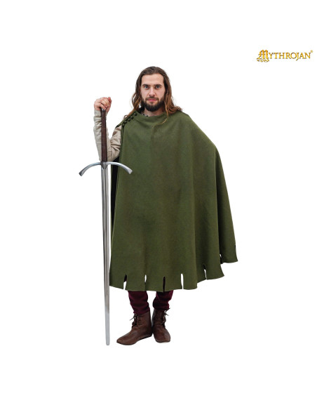 Capa Medieval de lã Bocksten Man....