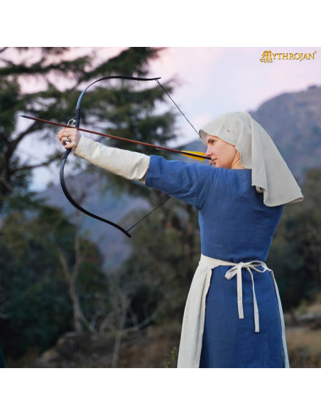 Véu medieval do Peregrino em linho -...