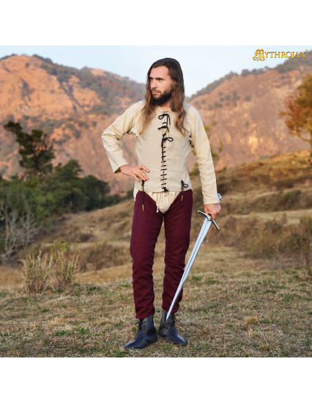 Camisa medieval homem em linho