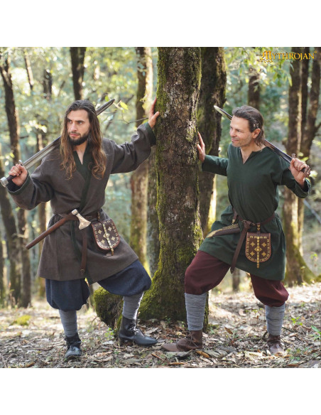 Abrigo de lã Viking Klappenrock ou...