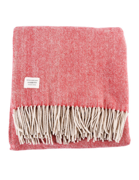 Xale de lã com padrão espiga estilo...