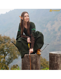 Vestido medieval modelo aventureira, em algodão 2