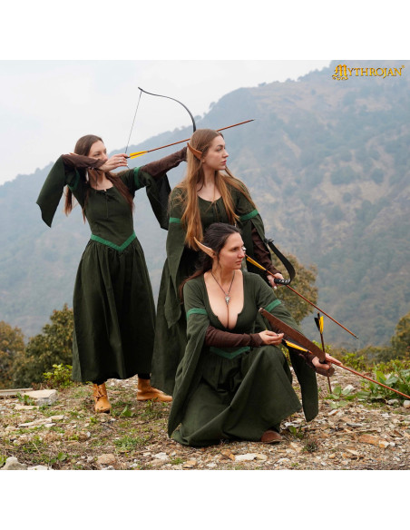 Vestido medieval modelo aventureira,...