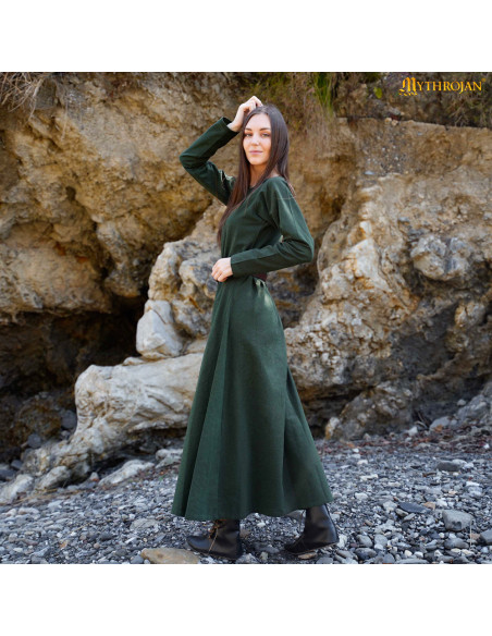 Vestido medieval modelo Arqueira, em...