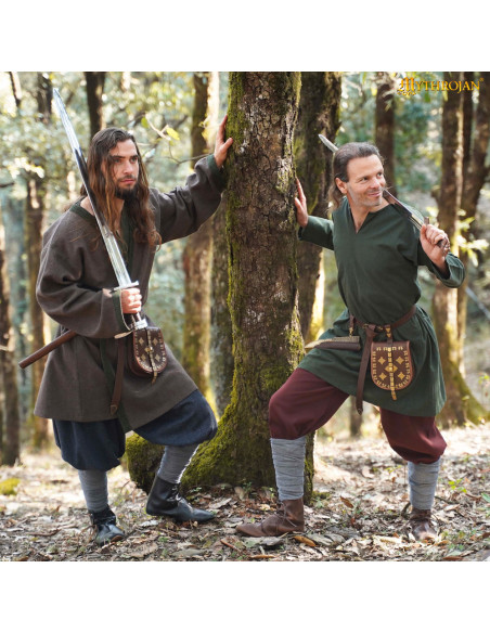 Túnica vikinga masculina modelo...