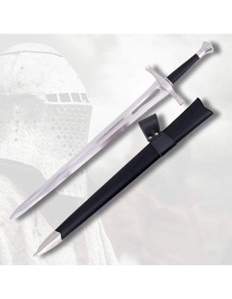 Espada medieval funcional com bainha...