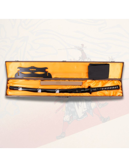 Katana funcional bainha preta...