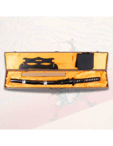 Wakizashi funcional bainha negra...