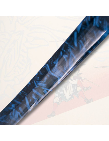 Wakizashi funcional bainha negra...