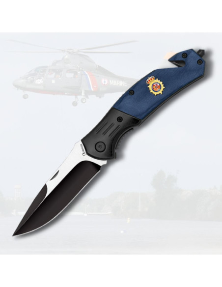 Faca de resgate Albainox azul Polícia...
