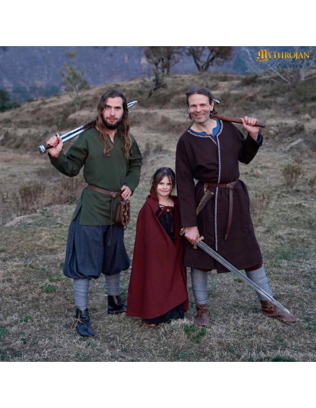 Túnica vikinga manga larga modelo...