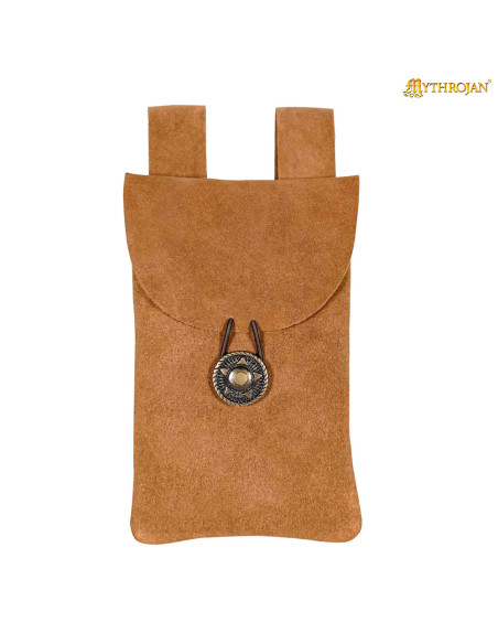 Bolsa medieval para cinto em couro de...