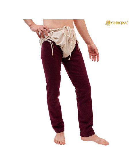 Pernas medievais em lã modelo Oswald