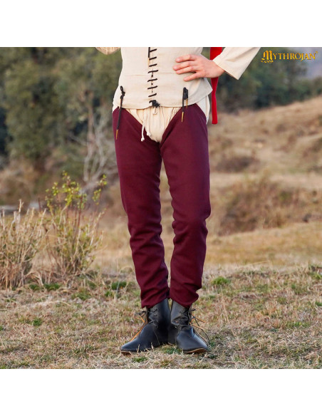 Pernas medievais em lã modelo Oswald